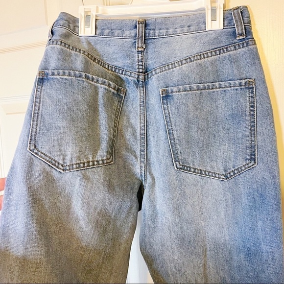 NWOT Blank Paige Distressed Boyfriend Straight Leg Jeans COPY - Picture 8 of 9